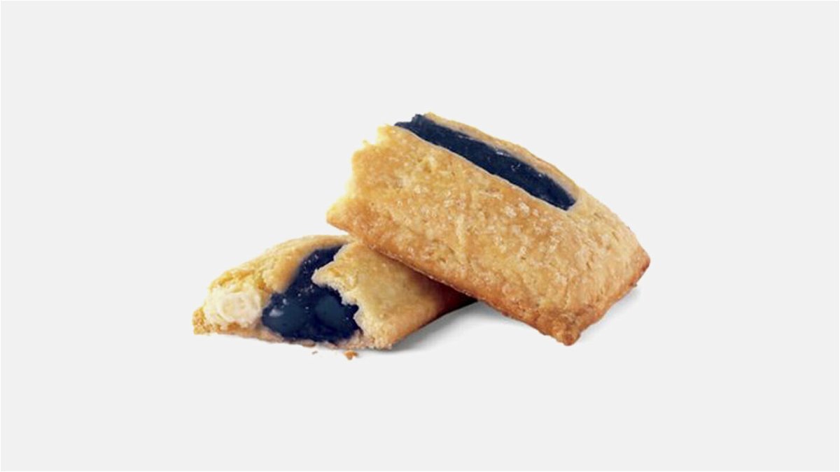 <i>McDonald's</i><br/>The blueberry and créme pie is here for a limited time.
