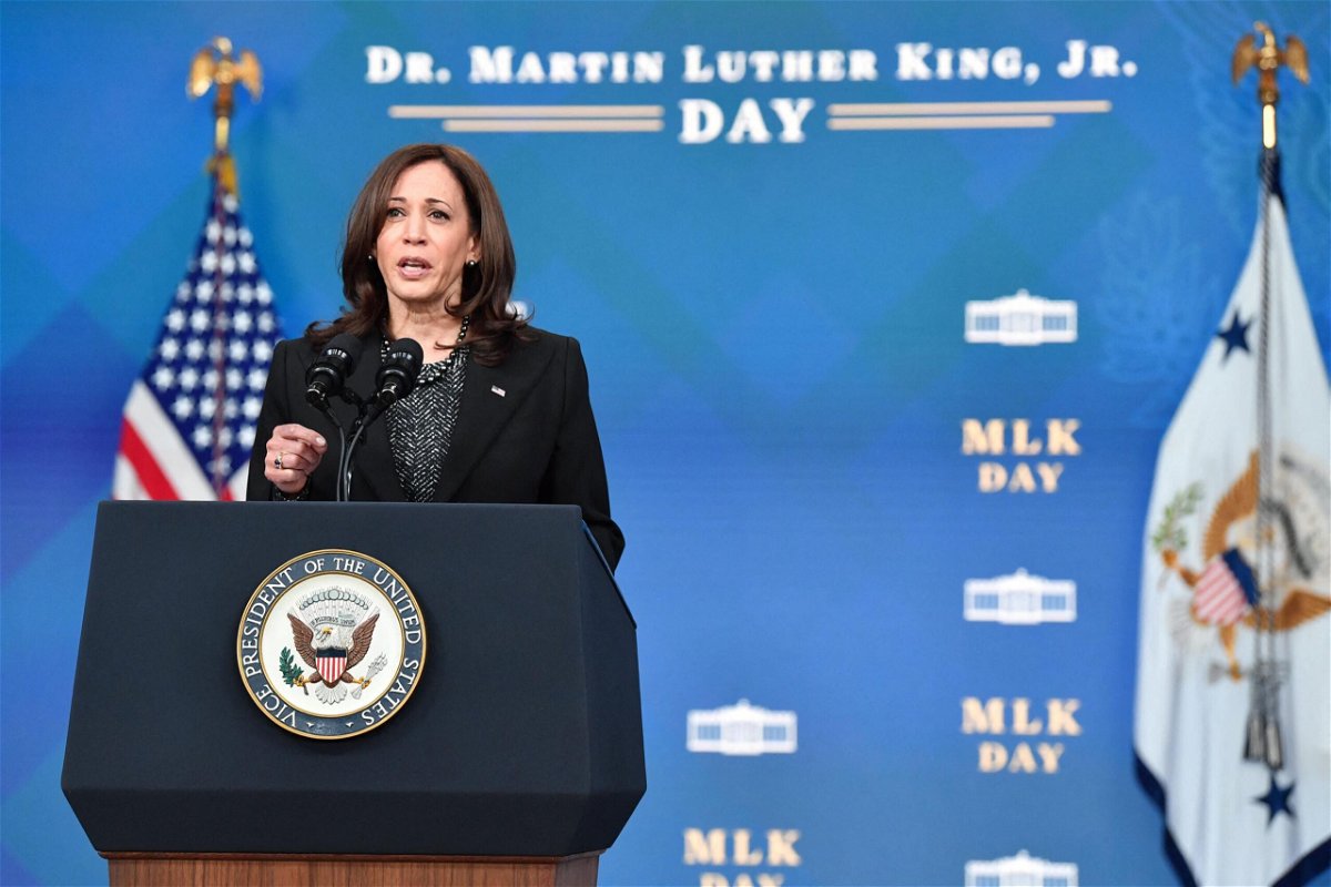 <i>NICHOLAS KAMM/AFP/Getty Images</i><br/>US Vice President Kamala Harris will lead a delegation to Honduras this week to attend the historic inauguration of President-elect Xiomara Castro.