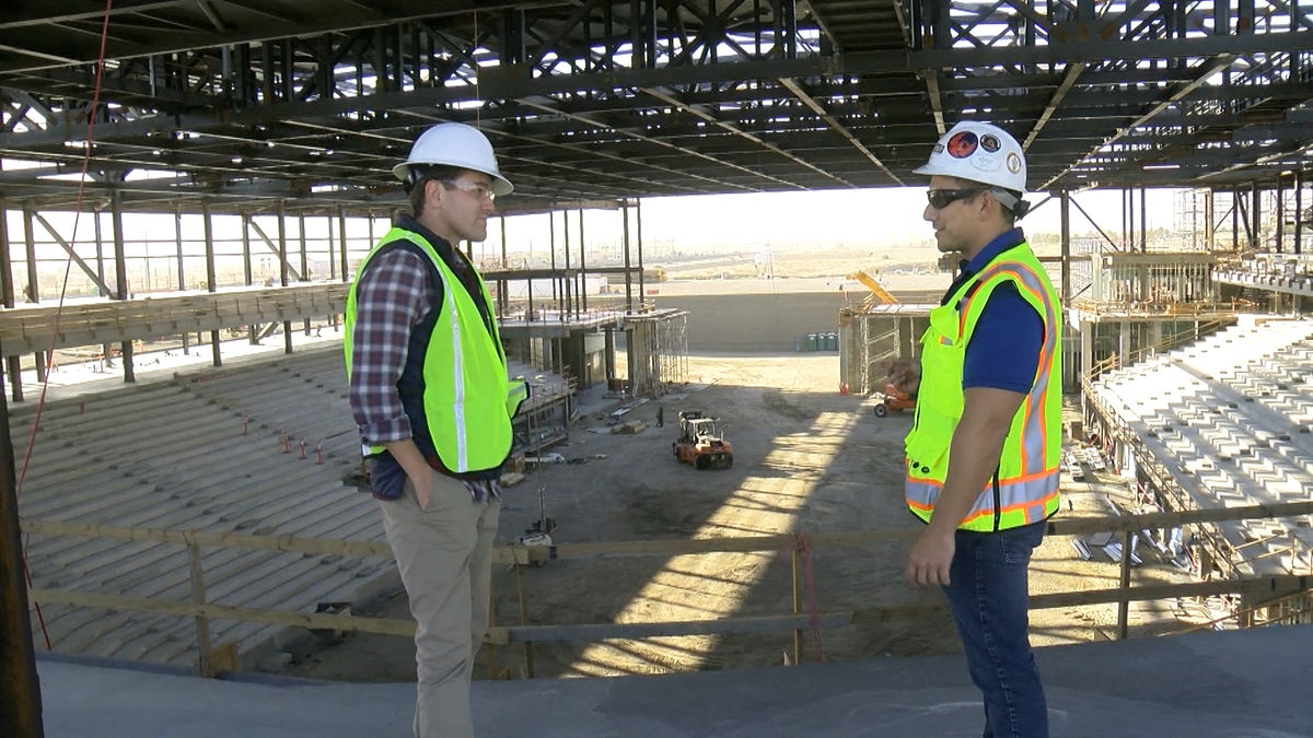 Inside Look At Acrisure Arena's Progress; Locker Rooms, Suite Levels ...