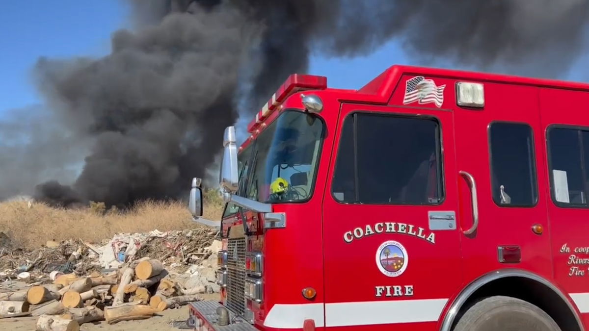 Fire in Coachella grows to 15 acres - KESQ