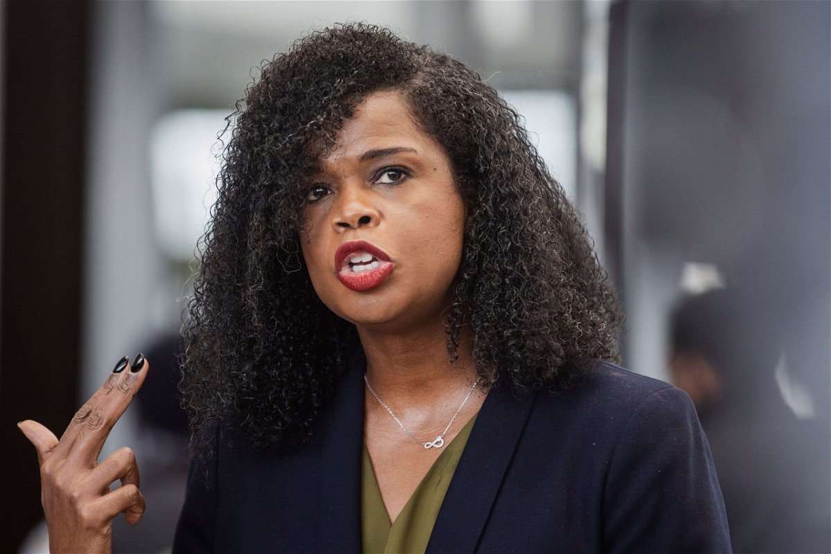 <i>Pat Nabong/Chicago Sun-Times via AP</i><br/>Cook County State's Attorney Kim Foxx said Tuesday more than 100 people with over 133 cases have had their convictions vacated since 2017.