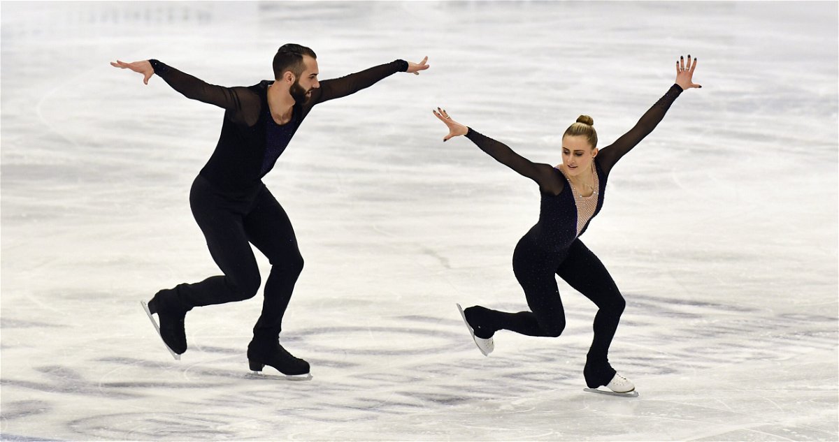 Cain-Gribble and LeDuc perform at last year's Figure Skating World Championships in Stockholm