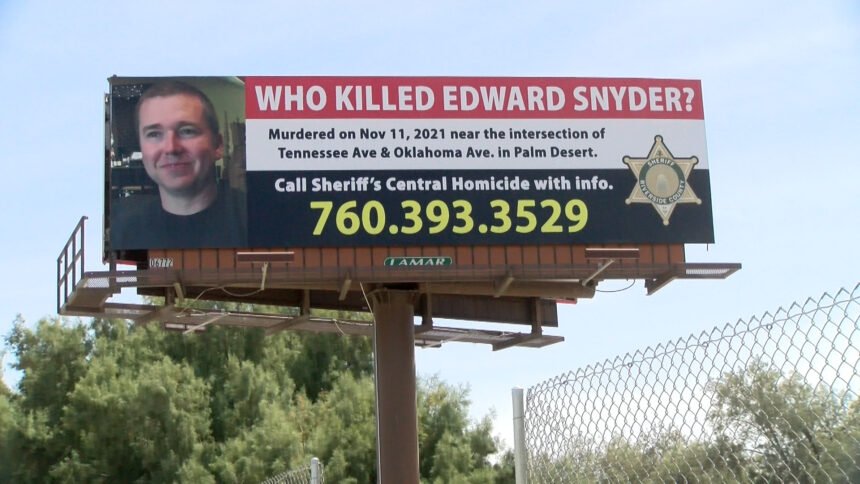 Unsolved Palm Desert murder: billboard renews call for tips from public ...