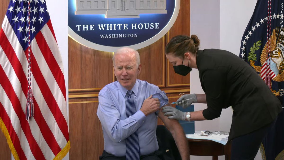 President Biden gets his 2nd COVID-19 Booster Shot, Photo Date: 3/30/2022