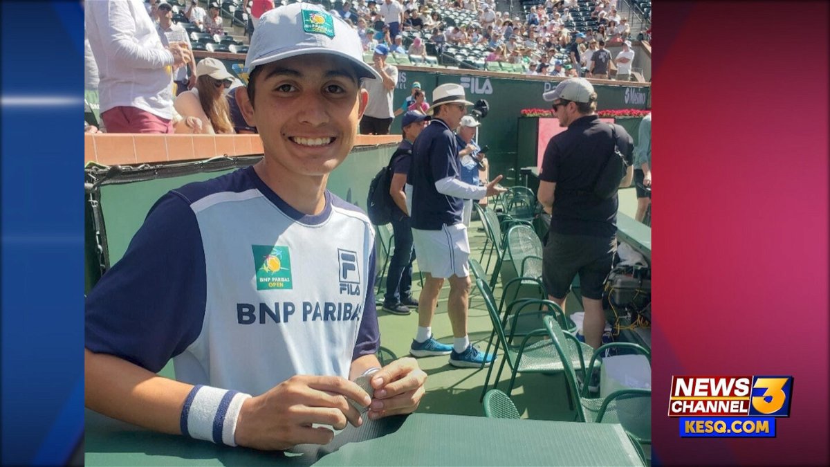 Angel Carrillo at the 2022 BNP Paribas Open