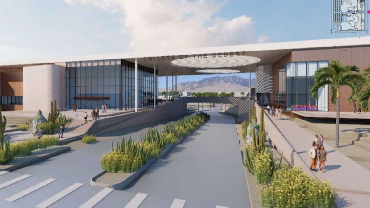 Designs for College of the Desert's Palm Springs campus