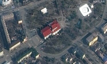 New satellite images from Maxar Technologies show that on Monday