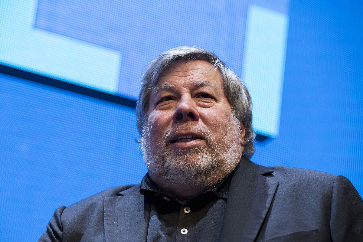 <i>Emmanuele Contini/NurPhoto/Getty Images</i><br/>Co-Founder of Apple Steve Wozniak (C) is pictured during the Cube Challenge at the CUBE Tech Fair for startups in Berlin