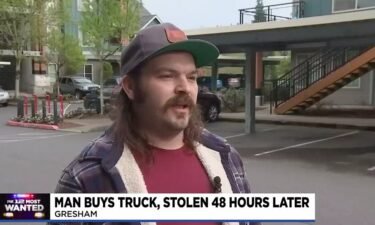 Benjamin Summers' truck was stolen 48 hours after he purchased it.