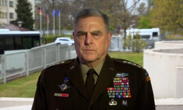 Milley spoke to CNN in an exclusive interview at the conclusion of a meeting hosted by Secretary of Defense Lloyd Austin with allied countries at Ramstein Air Base in Germany.