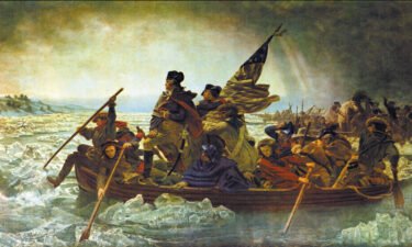 "Washington Crossing the Delaware" painting