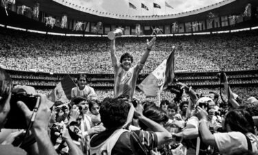 Right after Argentina beat West Germany during the 1986 FIFA World Cup final in Mexico