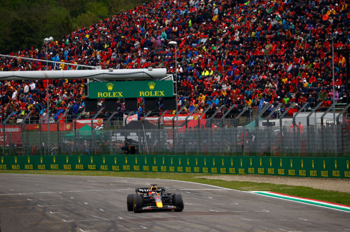 Max Verstappen dominates to win the Emilia Romagna Grand Prix as Ferrari struggles