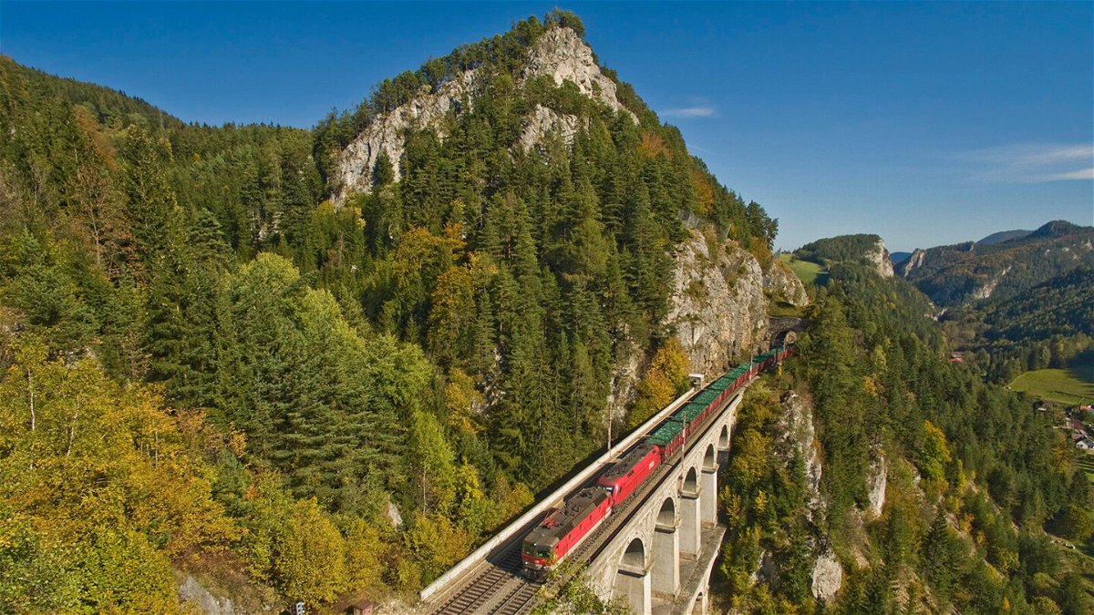 <i>Thomas Aichinger/imageBROKER/Shutterstock</i><br/>The Semmering line was built to connect Vienna and Trieste.