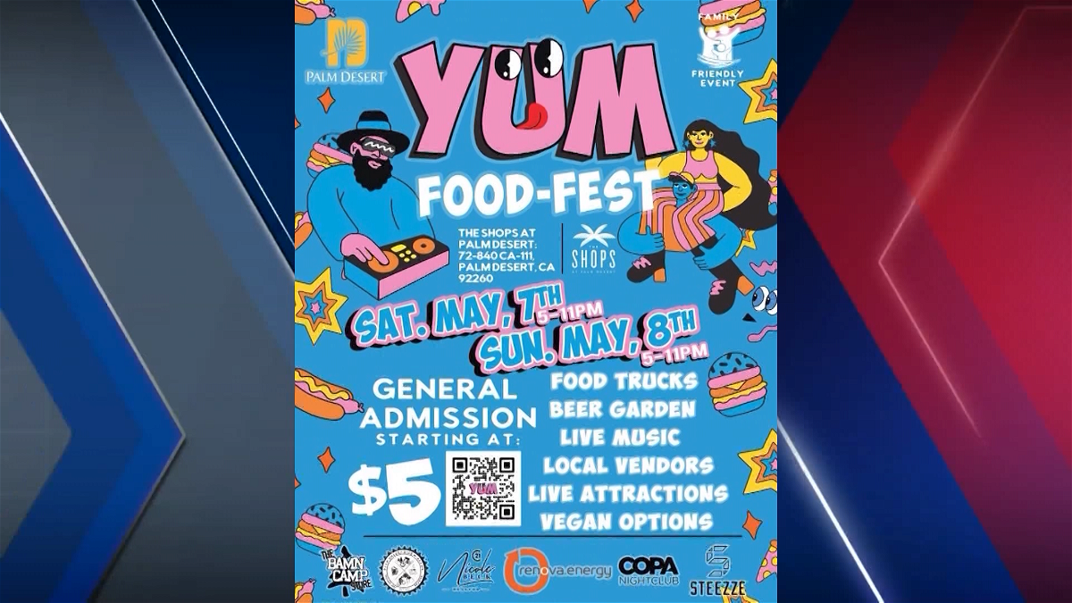 Check out the Yum Food Festival coming to Palm Desert this weekend KESQ