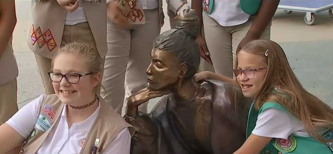 <i>KVVU</i><br/>A statue that was stolen from outside of the Girl Scouts of Southern Nevada headquarters has been recovered.