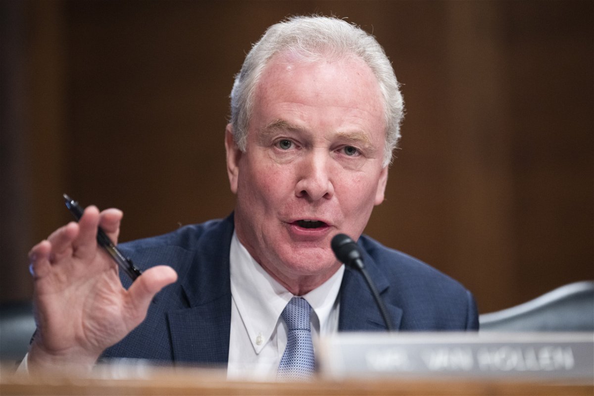 <i>Tom Williams/CQ Roll Call/Bloomberg/Getty Images</i><br/>Sen. Chris Van Hollen says he's been released from the hospital after suffering a 