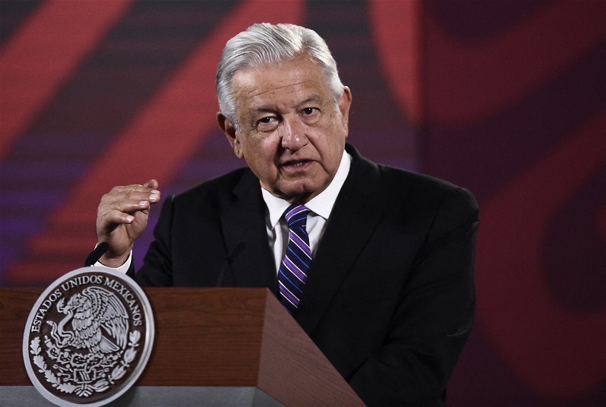 <i>CLAUDIO CRUZ/AFP/AFP via Getty Images</i><br/>Mexico's President Andres Manuel Lopez Obrador has insisted all countries in the hemisphere be allowed to attend the US-hosted Summit of the Americas.