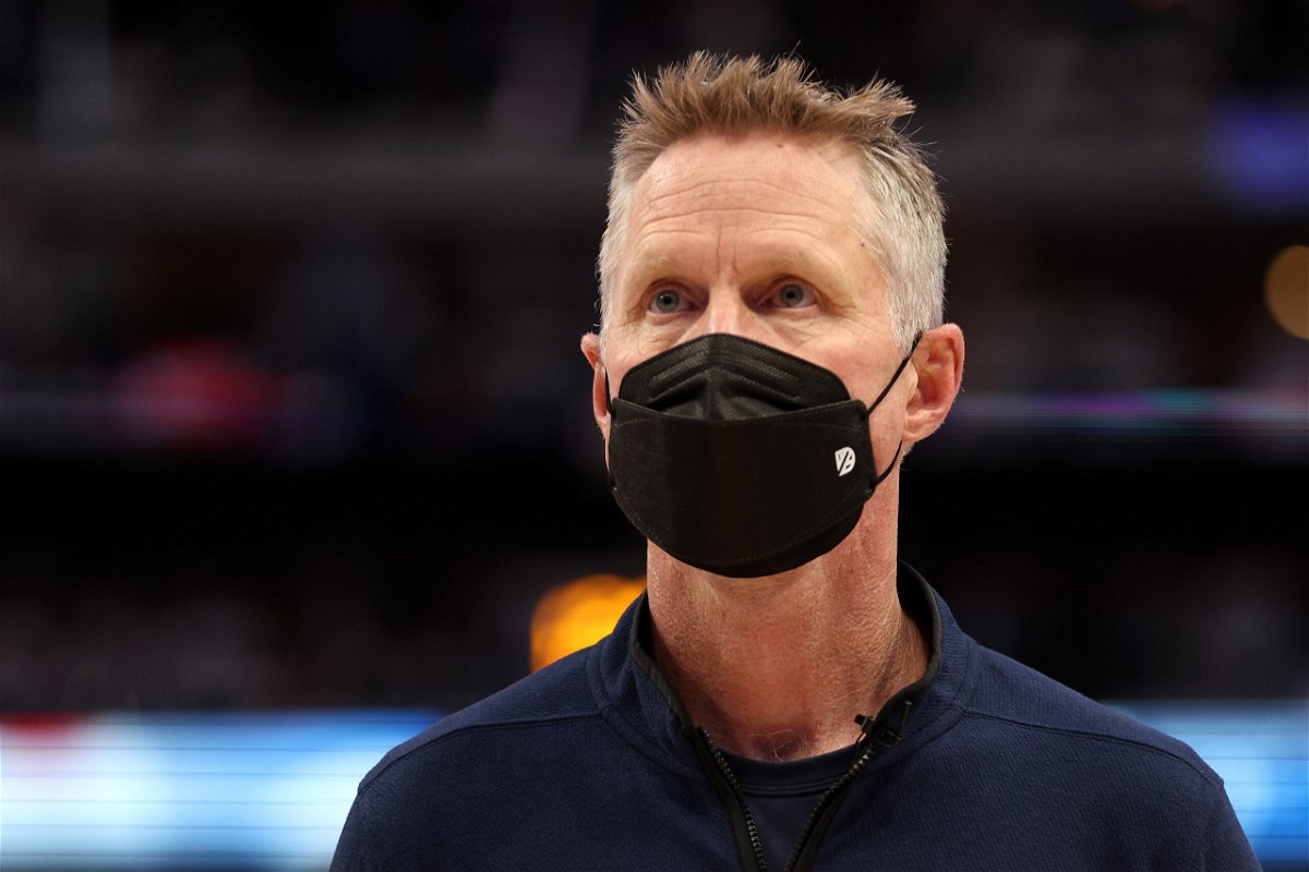 <i>Tom Pennington/Getty Images North America/Getty Images</i><br/>Golden State Warriors head coach Steve Kerr made an impassioned plea to take stronger action against gun violence in the United States after 19 children and two adults were killed at Robb Elementary School in Uvalde