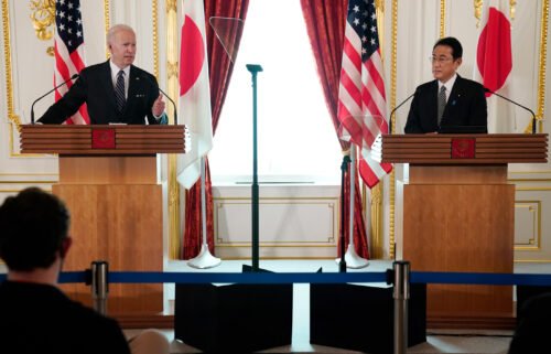 President Joe Biden pictured in Tokyo on May 23