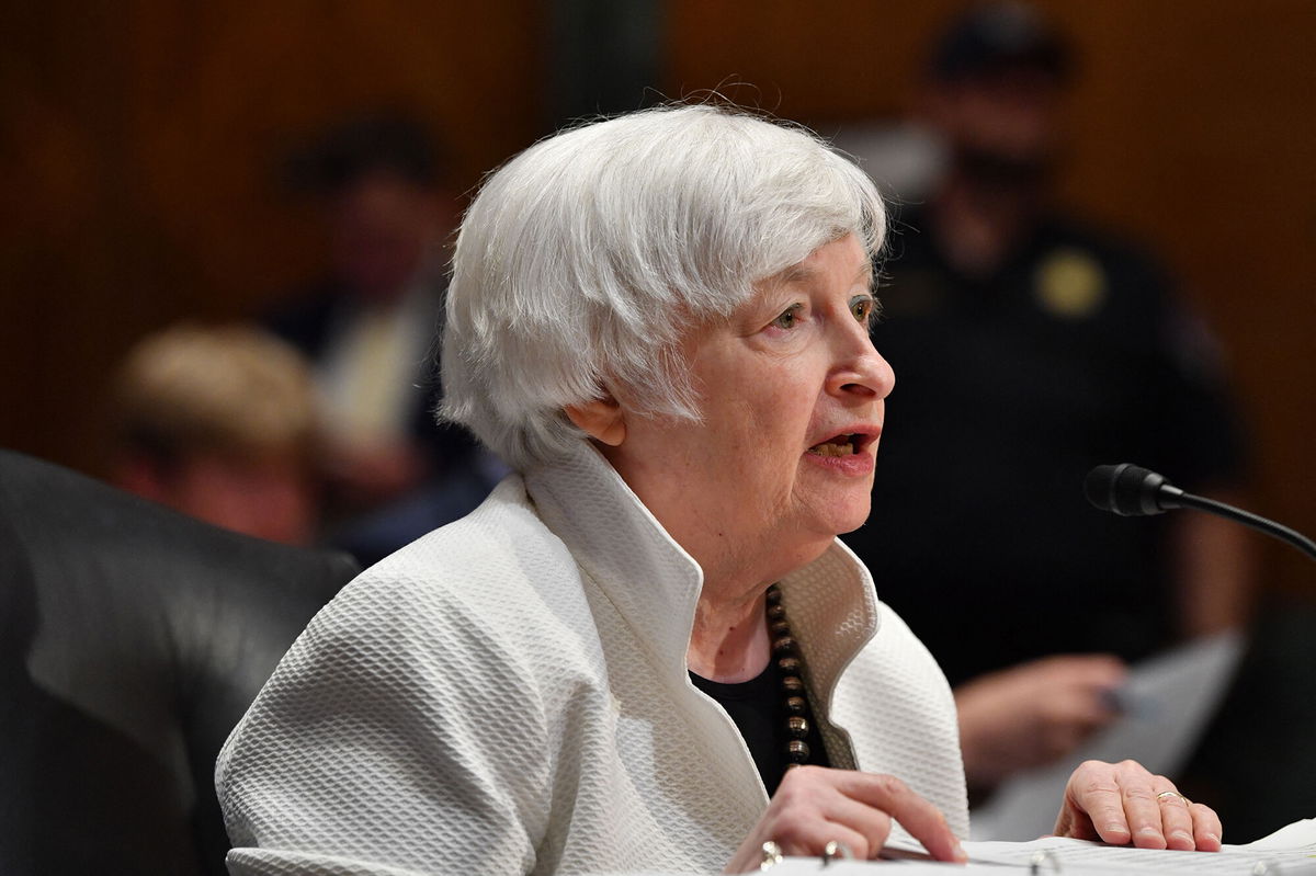 <i>Nicholas Kamm/AFP/Getty Images</i><br/>US Treasury Secretary Janet Yellen conceded on June 7 that inflation is at
