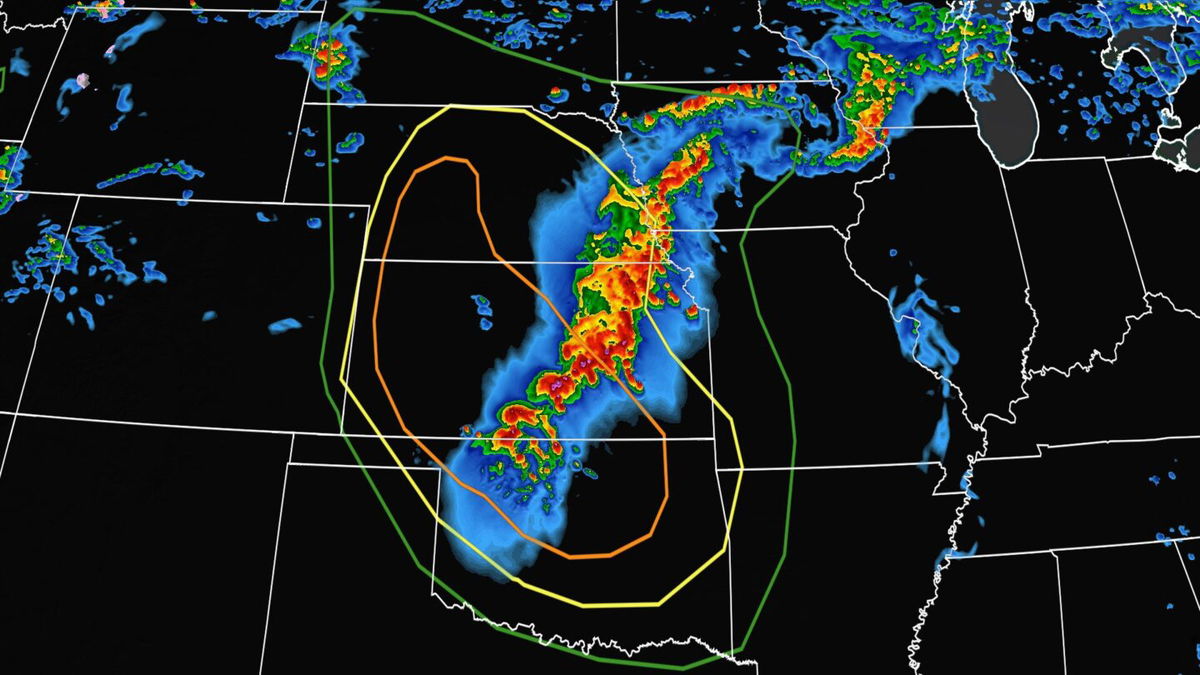 <i>CNN Weather</i><br/>The central Plains could see severe weather Sunday