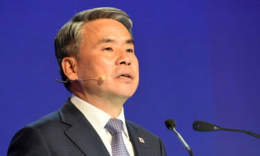 South Korea's Minister of National Defense Lee Jong-sup pictured in Singapore on June 12