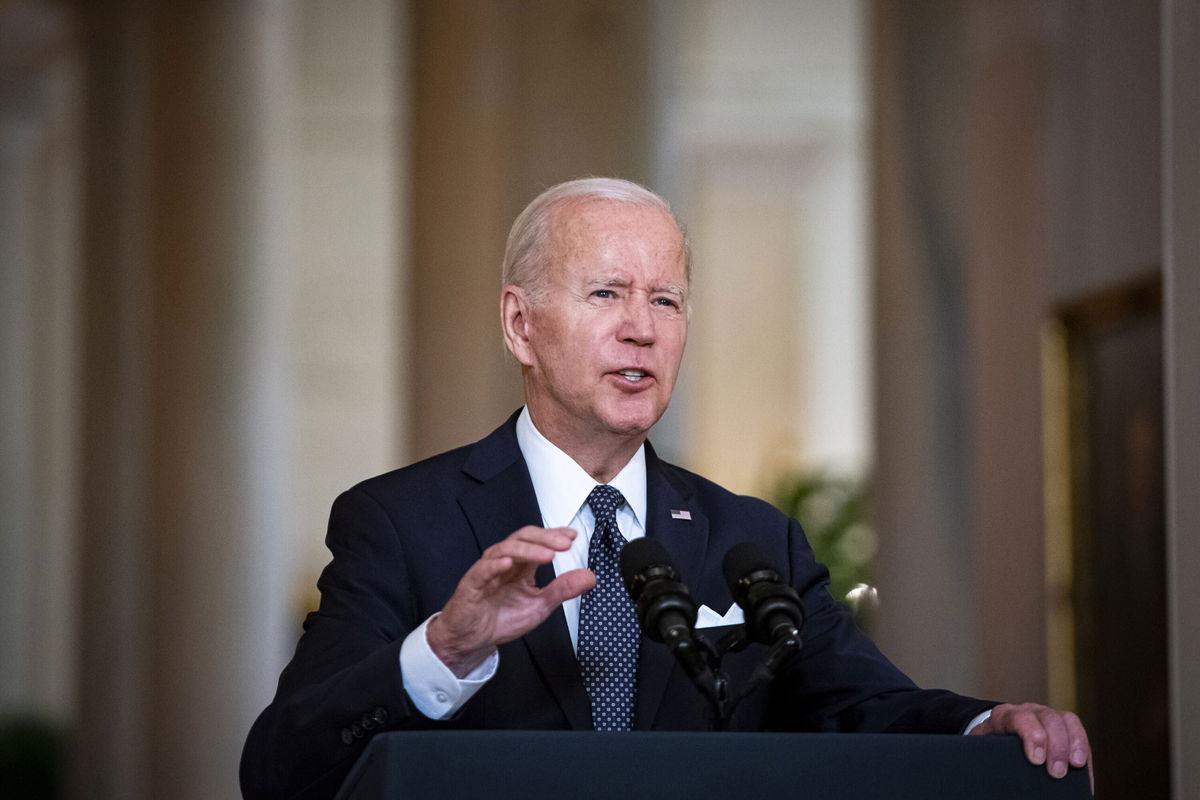 <i>Al Drago/Bloomberg/Getty Images</i><br/>President Joe Biden and first lady Jill Biden were moved from their Rehoboth Beach
