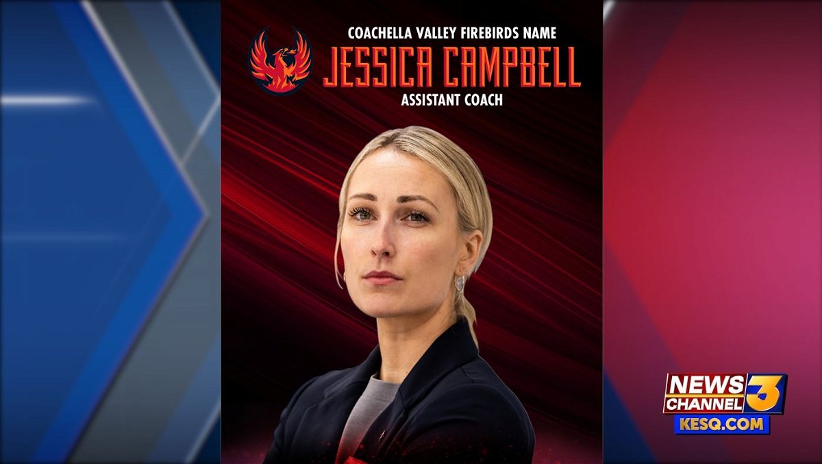 Coachella Valley Firebirds hire the first female assistant coach in AHL  history - KESQ