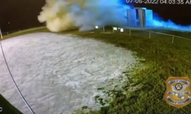 Georgia investigators have released video of an explosion that took place early July 6 at a mysterious attraction in Elberton
