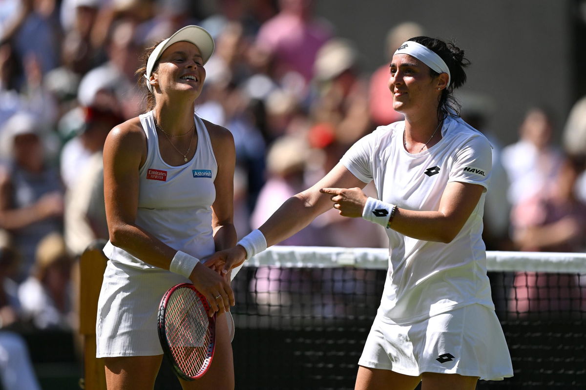 Ons Jabeur reaches maiden grand slam final at Wimbledon with victory against Tatjana Maria