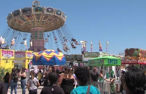 Lynda Daley was enjoying all the fair has to offer with her kids on Monday. While not their specifically for the sensory friendly morning