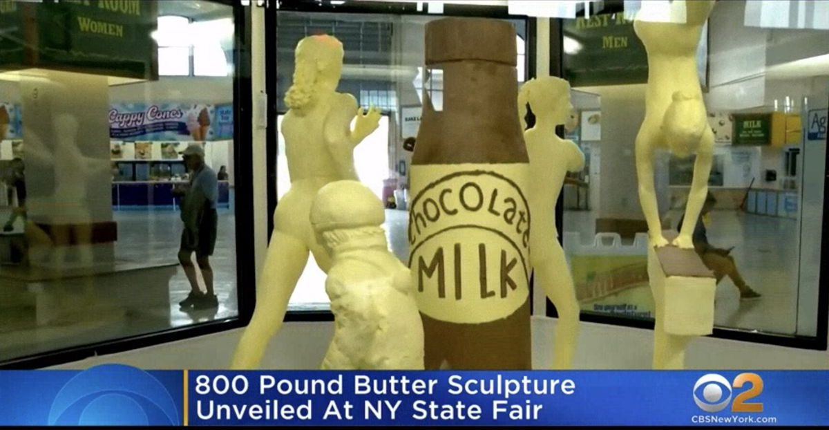 Girl Win: 800-Pound Butter Sculpture Celebrates Title IX