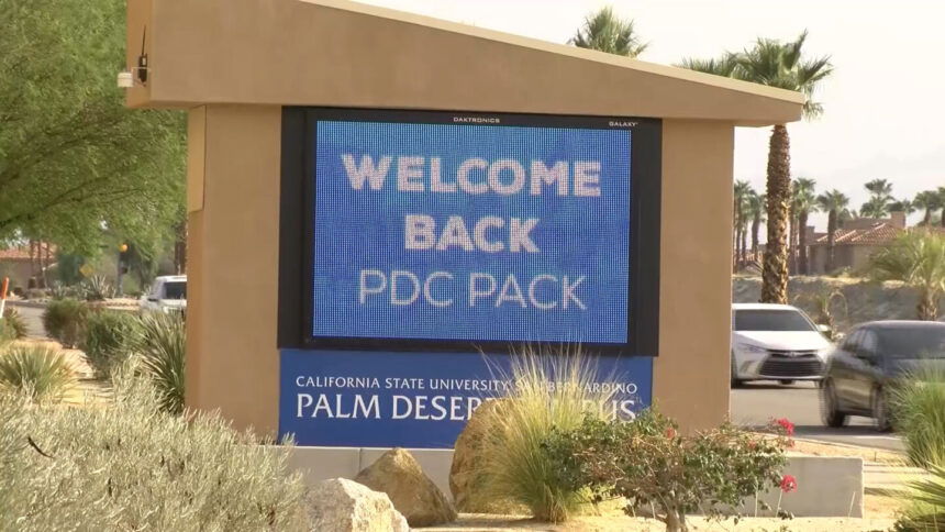 CSUSB Palm Desert Welcomes Students Back For First Day Of Classes - KESQ