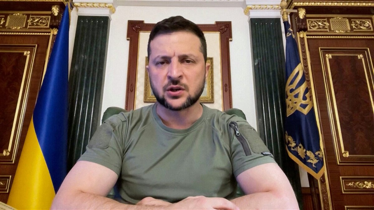 <i>Ukrainian Presidential Press Service/REUTERS</i><br/>Volodymyr Zelensky issued a warning to Russian forces during his evening address on August 29