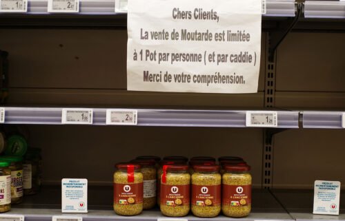 France is running out of mustard