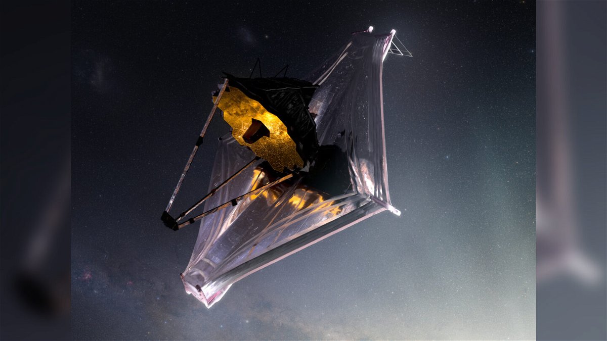 <i>Adriana Manrique Gutierrez/CIL/GSFC/NASA</i><br/>Seen here is an artist's conception of the James Webb Space Telescope.  A French scientist has apologized after tweeting a photo of a slice of chorizo