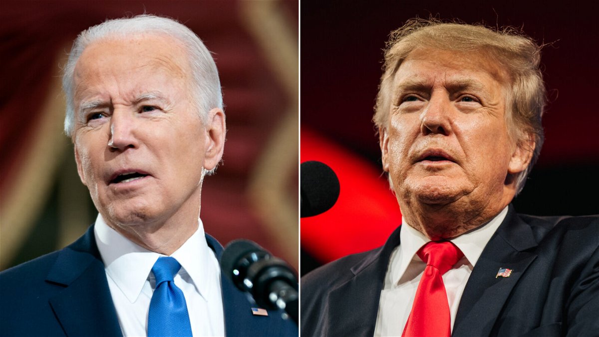 <i>Getty Images</i><br/>President Joe Biden and former President Donald Trump are pictured in a split image.