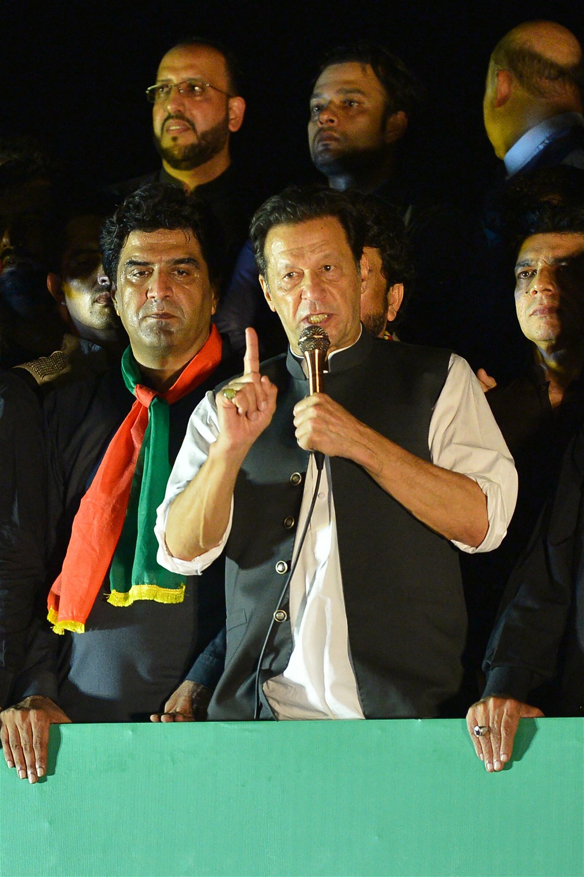 <i>Farooq Naeem/AFP/Getty Images</i><br/>Pakistan's former Prime Minister Imran Khan was granted an extension of his pre-arrest bail on August 25 while police investigate whether he violated anti-terror laws.