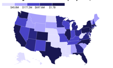 States with the most venture capital investments in women-led startups