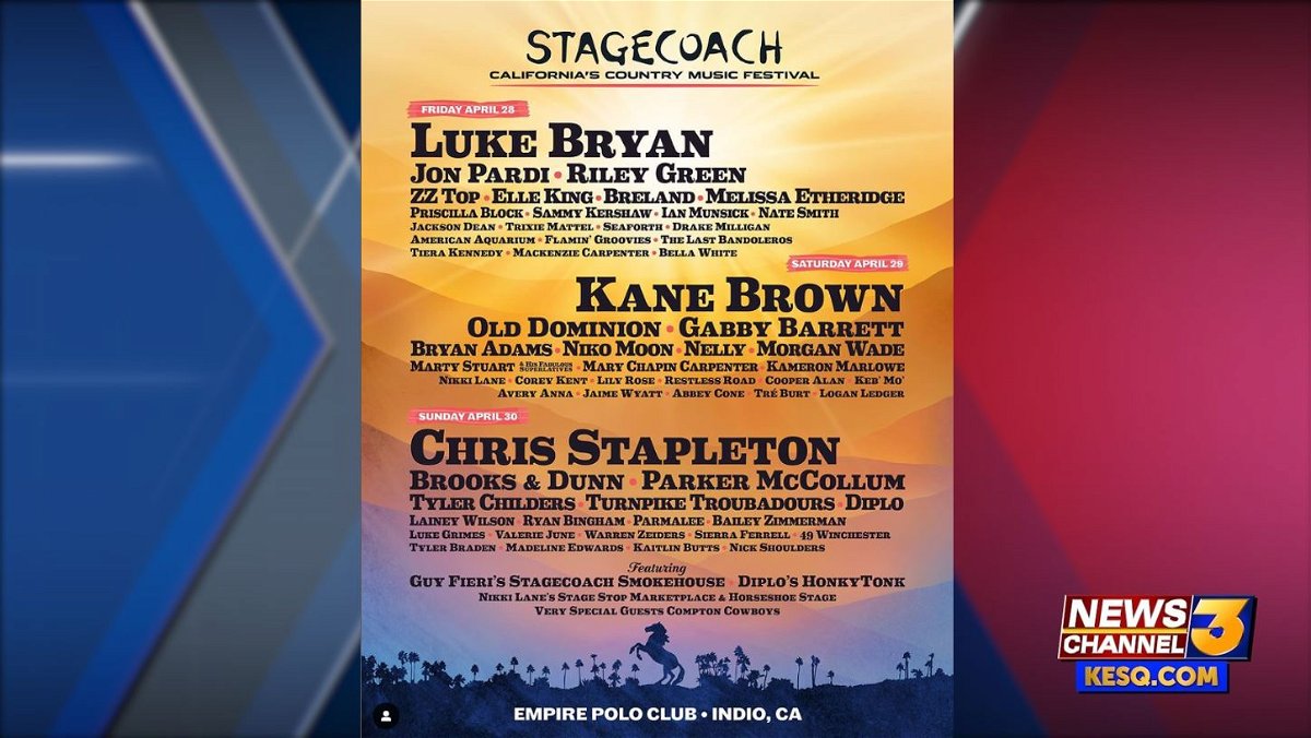 Stagecoach country music festival drops 2023 lineup; event passes on