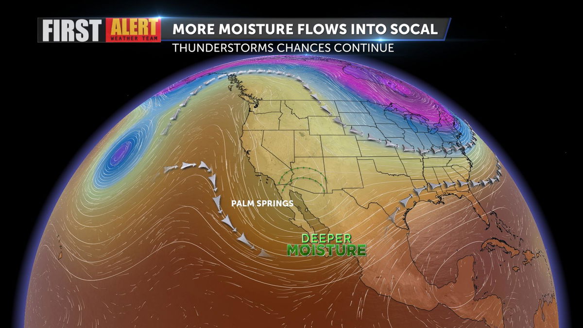 Elevated moisture and seasonable temperatures - KESQ