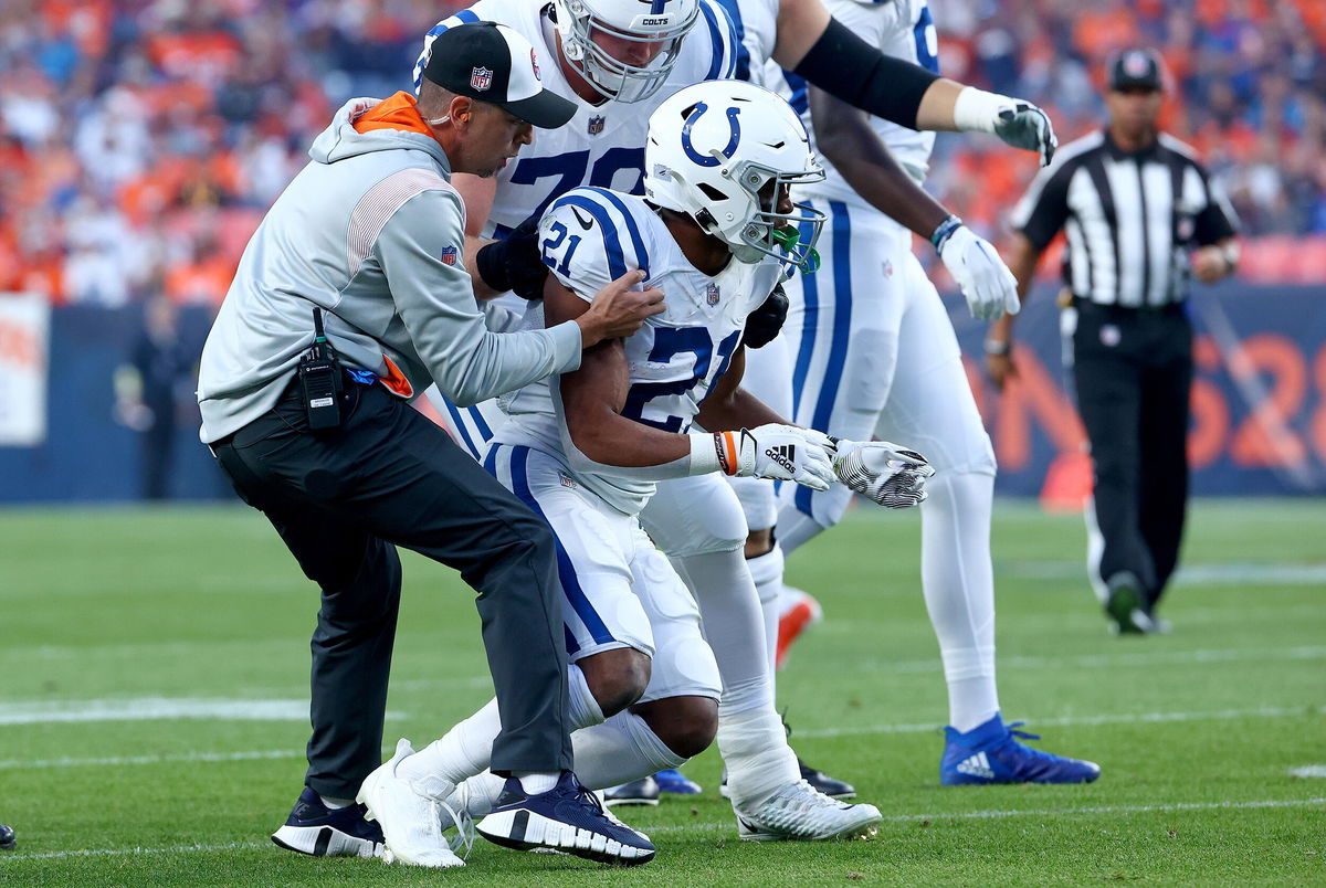 Indianapolis Colts Game-Used Football vs. Denver Broncos on October 6 2022