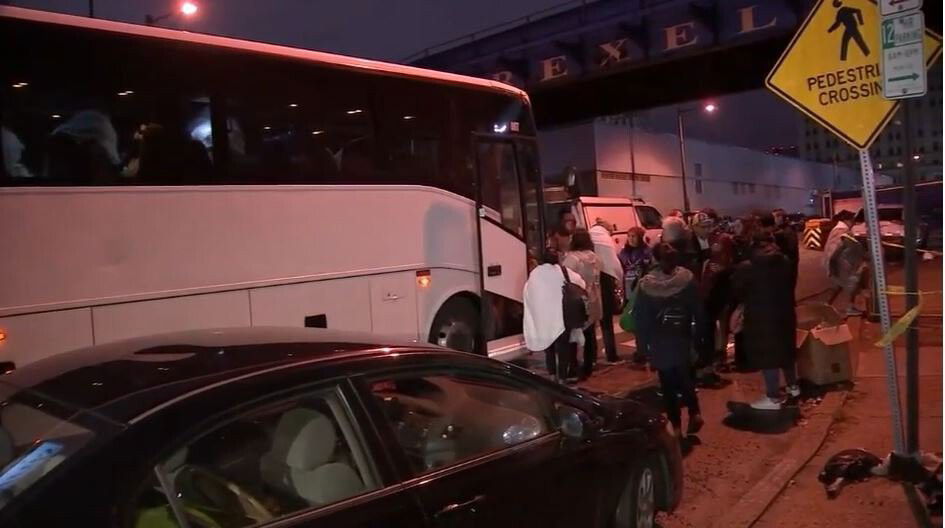 Bus Of Asylum Seekers From Texas Arrives In Philadelphia Kesq