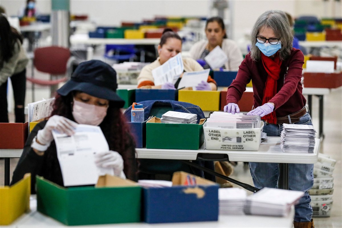 <i>Robert Gauthier/Los Angeles Times/Getty Images</i><br/>Ballots are received