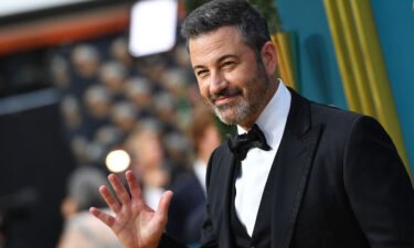 Talk show host Jimmy Kimmel arrives for the 74th Emmy Awards at the Microsoft Theater in Los Angeles on September 12. Kimmel says he was going to quit his show if ABC asked him to stop making jokes about former President Donald Trump.