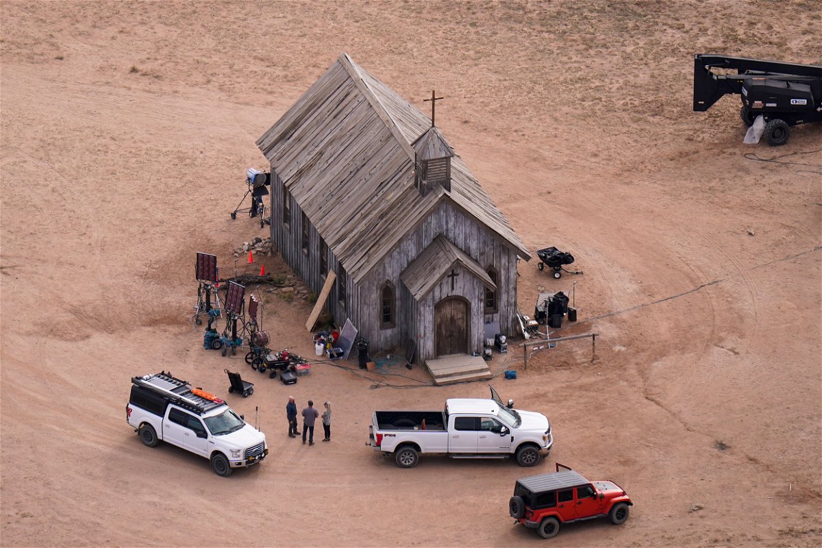 <i>Jae C. Hong/AP</i><br/>This aerial photo shows part of the Bonanza Creek Ranch film set in Santa Fe