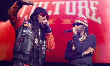 New details about the death of Takeoff have been revealed as the artist continues to be mourned. Takeoff and Offset here perform onstage in 2021.