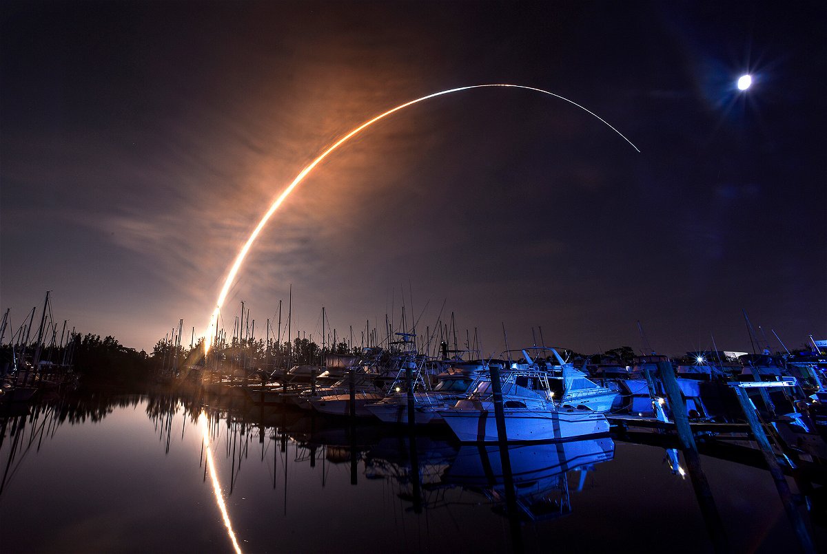 <i>Malcolm Denemark/AP</i><br/>NASA's new moon rocket lifts off from the Kennedy Space Center in Cape Canaveral