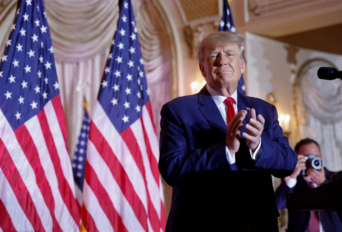 <i>Jonathan Ernst/Reuters</i><br/>Former President Donald Trump announced that he will once again run for president in the 2024 presidential election